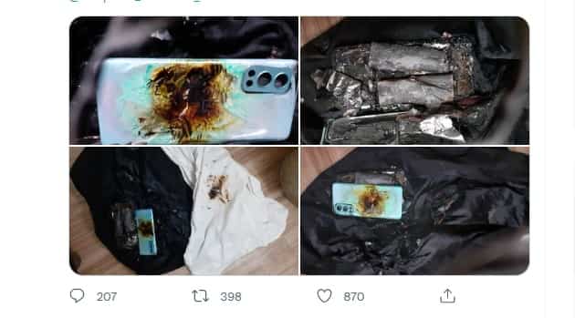 OnePlus Nord 2 снова попал в новости из-за возгорания