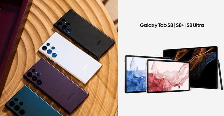 Samsung Galaxy S22 и Galaxy Tab S8