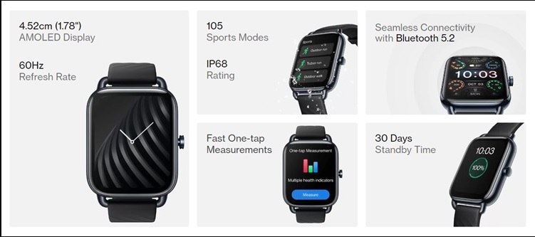 Выпущены умные часы OnePlus Nord Watch