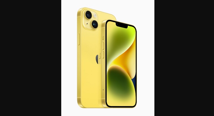 Выпущены желтые iPhone 14 и 14 Plus