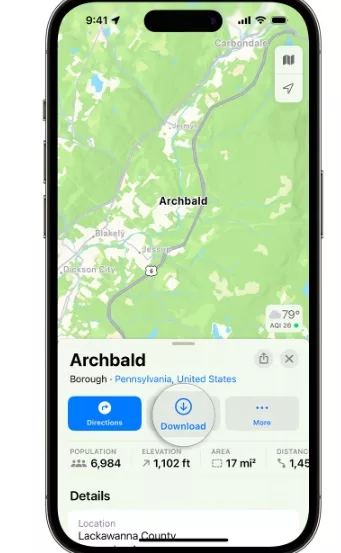 Как использовать автономные карты Apple Maps в iOS 17