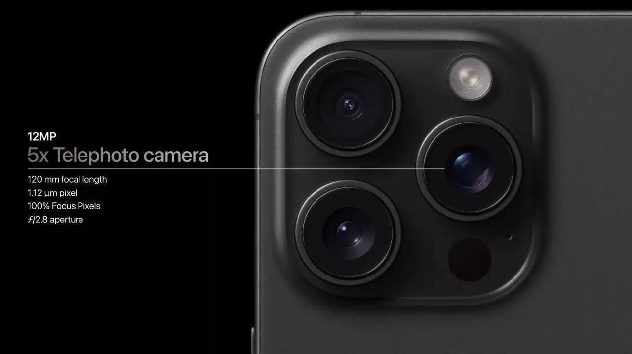 Вот почему iPhone 15 Pro Max использует 5-кратный оптический зум вместо 10-кратного