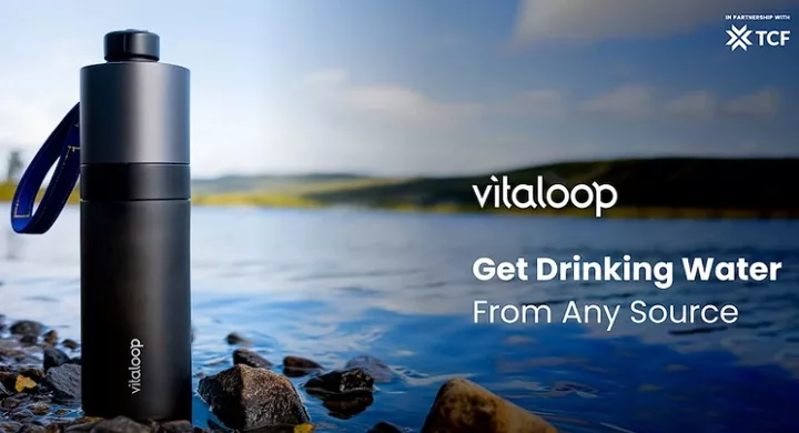 Выпущена бутылка для воды Vita loop с 5-ступенчатой фильтрацией